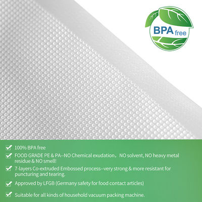 Sacchetti sottovuoto goffrati per la conservazione degli alimenti