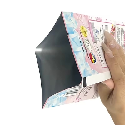 Stampa personalizzata di foglio di alluminio con sigillo a tre lati sacchetto per caramelle, chicchi di caffè
