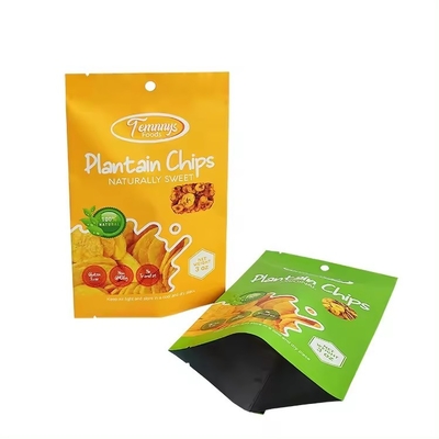 3.5 sacchetto Mylar con sigillo termico stampato su misura snack fette di banana 3 fette laterali sigillo termico sacchetto di foglio di alluminio
