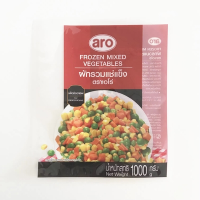 Per imballaggi alimentari Sacchetto sigillato a tre lati Sacchetti di imballaggio di frutta e verdura congelati Sacchetti di plastica a vuoto
