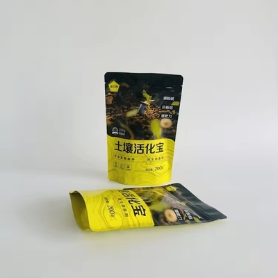 Stampa personalizzata di qualità alimentare cerniera lucida resistente all'umidità Caramelle auto-stante cerniera confezionamento sacchetti di plastica