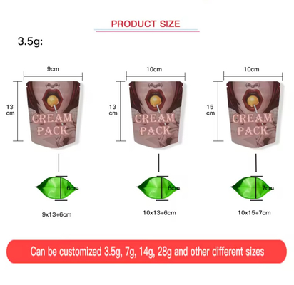 1g 3.5 G 7g stampato sacchetto mangiabile in plastica laminata antiodore sacchetto imballaggio cerniera stand up sacchetti mangiabili Mylar