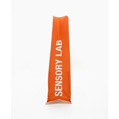Stampato su misura 250g 340g 500g Biodegradabile Side Gusset Bag Plastic Mylar Foil Packaging Flat Bottom Bag