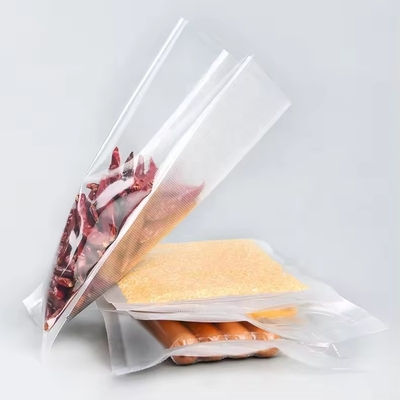 Sacchetti di sigillazione a vuoto trasparente per risparmio alimentare imballaggio in plastica di nylon sacchetto di sigillazione a vuoto trasparente grande