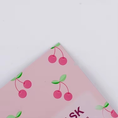 Borsa di alluminio composto di alluminio puro stampata su misura 3 lati Borsa di alluminio sigillata a calore Borsa maschera Maschera Borsa di imballaggio cosmetica