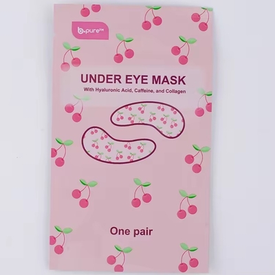 Borsa di alluminio composto di alluminio puro stampata su misura 3 lati Borsa di alluminio sigillata a calore Borsa maschera Maschera Borsa di imballaggio cosmetica