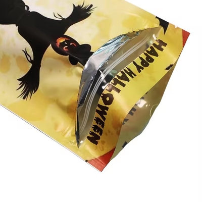 Stampa digitale Plastico Mylar Diversi di snack cibo sacchetto di imballaggio con foglio di alluminio sacchetti a prova di bambini Mylar