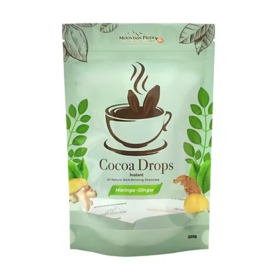Imballaggio per biscotti a prova di odore di foglio di alluminio biodegradabile stampato su misura Carta Kraft Stand Up Ziplock Bag Bag