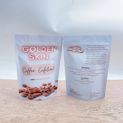Personalizzare Stampa Matt Finito Stand Up Mylar sacchetti sacchetto con finestra chiusa cerniera sacchetti di plastica per snack