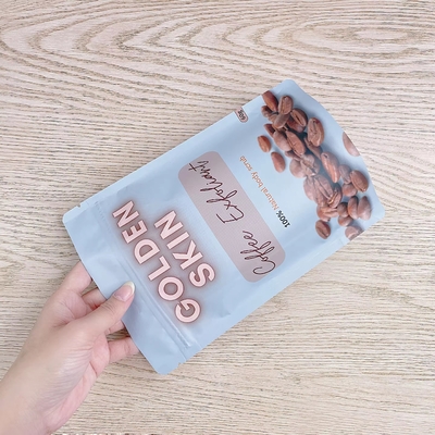 Personalizzare Stampa Matt Finito Stand Up Mylar sacchetti sacchetto con finestra chiusa cerniera sacchetti di plastica per snack