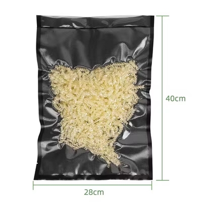 Sacchetto aspirapolvere con texture e in rilievo, risparmio alimentare, sacchetto aspirapolvere, sacchetto aspirapolvere trasparente/nero