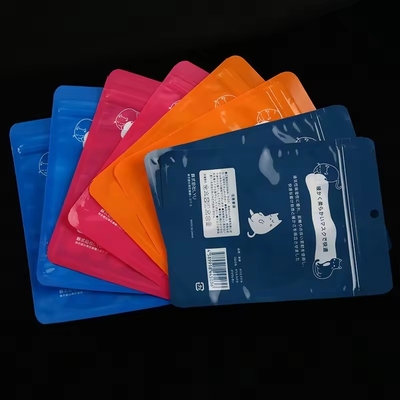 Borsa di plastica sigillata a tre lati riciclabile di alta qualità con cerniera