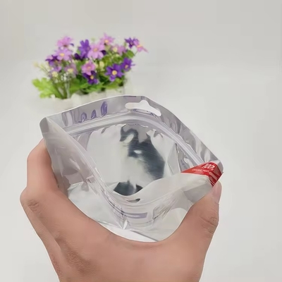 Sacchetti a chiusura a tre lati mini di alta qualità con sacchetto di imballaggio in plastica con sigillo a tre lati di alluminio