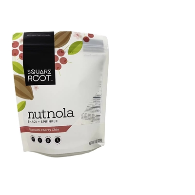 Borsa di plastica per alimenti con chiusura con cartone di caffè carta di alluminio stampata con film di chiusura con sacchetto Mylar