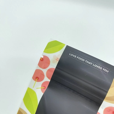 Borsa di plastica per alimenti con chiusura con cartone di caffè carta di alluminio stampata con film di chiusura con sacchetto Mylar