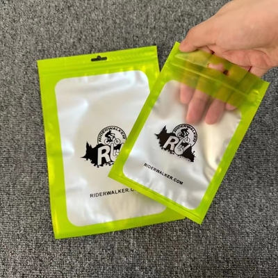 100 pezzi sacchetti chiudibili a prova di odore Mylar con chiusura chiusura chiusura vetrina gioielli sacchetto di plastica trasparente