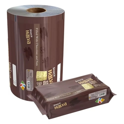 Film di imballaggio alimentare stampato su misura in foglio di alluminio/sacchetto laminato di plastica per imballaggio film di plastica per snack