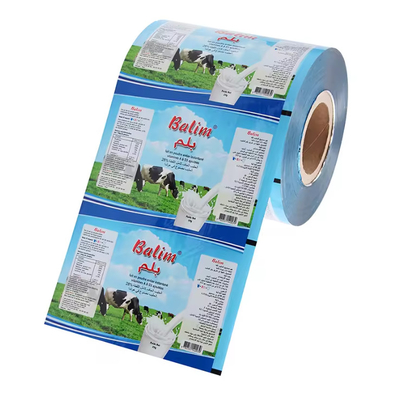 Imballaggio alimentare a rotoli di pellicola di plastica di alluminio laminata flessibile per latte, spezie, polvere di imballaggio, tè, zucchero, pellicola di sigillamento
