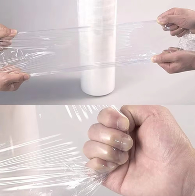 Palette di imballaggio con involucro riduttivo di plastica LLDPE film di avvolgimento a rullo