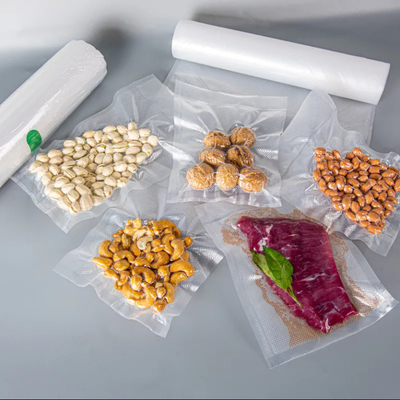 Ingrosso Borsa di imballaggio a vuoto a compressione stampata su misura Borsa di sigillo a vuoto Borsa di plastica per alimenti