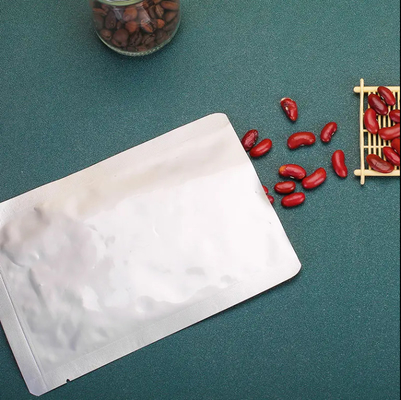 Colore argento grande sacchetto sigillato a vuoto di foglio di alluminio sacchetti di imballaggio alimentare sigillo termico a vuoto