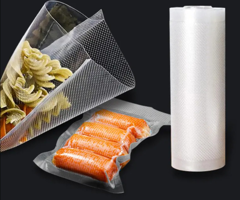 In magazzino sacchetti in nylon a prova di umidità sigillo termico sigillo di vuoto di stoccaggio sacchetti sigillante imballaggio alimentare sacchetto a vuoto