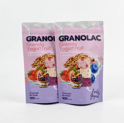 Logo personalizzato Doy Pack Stand Up Bag Food Flessibile imballaggio sacchetto produttore Zip Lock Stand Up Bags