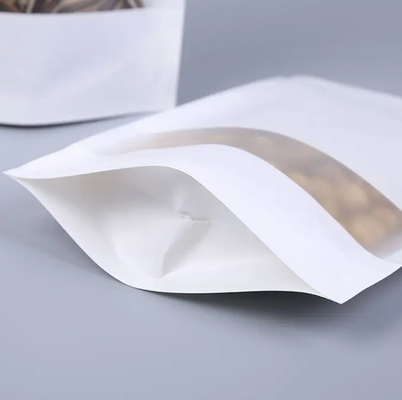 Busta di carta di plastica alimentare riciclabile personalizzata con logo personalizzato