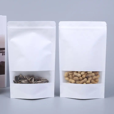Busta di carta di plastica alimentare riciclabile personalizzata con logo personalizzato