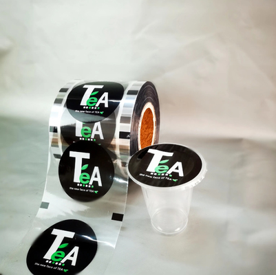 Copo di tè Boba trasparente su misura Rollo di imballaggio Pellicola di sigillamento a bolle di plastica per caffè Vino Soda Acqua minerale Whisky