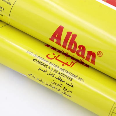 Flessibile laminato di alluminio con spezie film di plastica rotolo di alimenti film di imballaggio di plastica rotolo materiale per polvere di latte