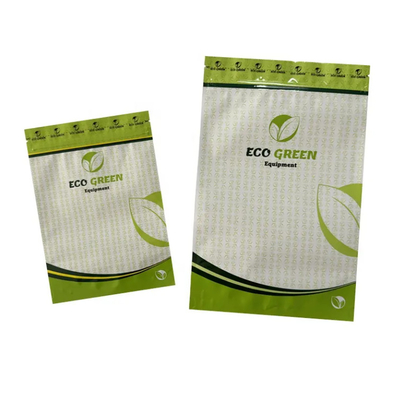 Imballaggio di semi di chia stampato su misura Sacchetto Mylar Ziplock Imballaggio di fertilizzante stand up Sacchetti di foglio di alluminio