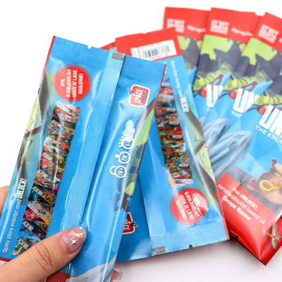 3 sigillo laterale stampa personalizzata snack imballaggio sacchetto di plastica sigillabile termicamente sacchetto / sacchetto di plastica sigillato posteriore