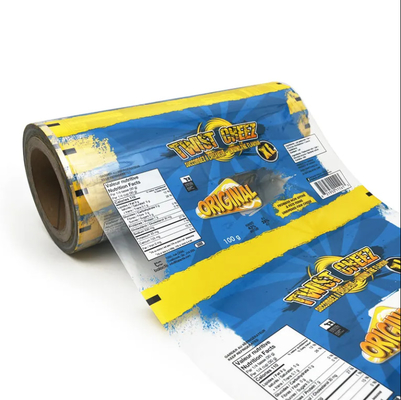 Bopp stampato su misura PET CPP PE film laminato metallizzato rotolo imballaggio flessibile snack caramelle pizza alimenti pellicola di plastica
