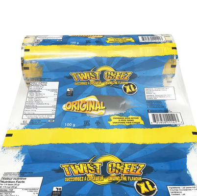 Bopp stampato su misura PET CPP PE film laminato metallizzato rotolo imballaggio flessibile snack caramelle pizza alimenti pellicola di plastica