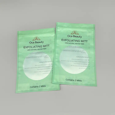 Guanti trasparenti trasparenti imballaggio sacchetto di cerniera ghiacciata per mitten cosmetici sacchetti di plastica Mylar cerniera sigillo a tre lati