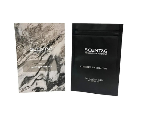Ingrosso Logo personalizzato 3 lato sigillo sacchetto caffè noci cibo bianco foglia di tè calore sigillato sacchetto di imballaggio