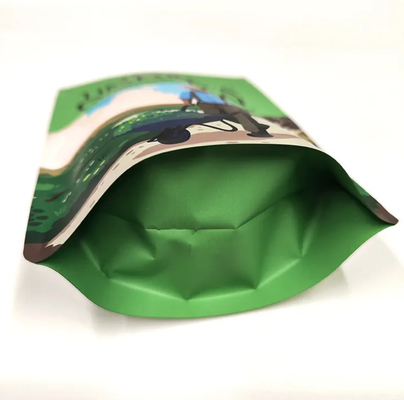 Basso MOQ Customization Risaleable Stand Up Zip Lock Sacch Bags per la conservazione del pacchetto alimentare Mylar Bag