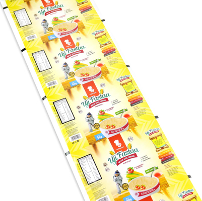 Film laminato di tipo alimentare riciclato su misura, di plastica, di piccolo volume, di imballaggio morbido
