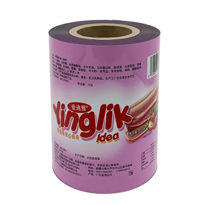 Imballaggio flessibile per alimenti Film laminante in PET Film laminato in plastica Formato a rotoli stampato resistente all'umidità Morbido personalizzato