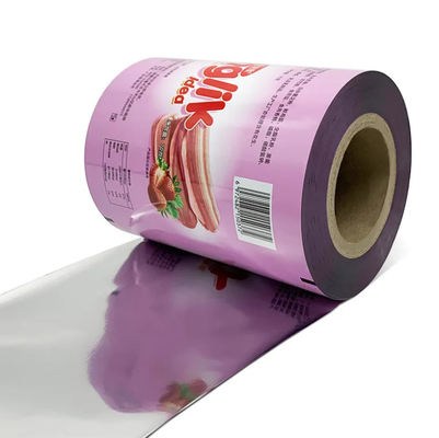 Imballaggio flessibile per alimenti Film laminante in PET Film laminato in plastica Formato a rotoli stampato resistente all'umidità Morbido personalizzato