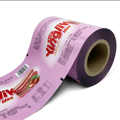 Imballaggio flessibile per alimenti Film laminante in PET Film laminato in plastica Formato a rotoli stampato resistente all'umidità Morbido personalizzato
