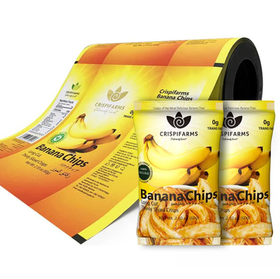 Ingrosso di frammenti stampati per alimenti sacchetti di imballaggio rotoli laminati PET sacchetto di plastica rotoli Mylar alluminio film di imballaggio