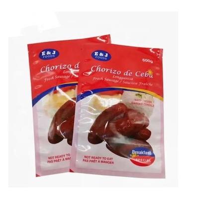 Sgombero a vuoto riutilizzabile stampato su misura Chiusura a cerniera snack cibo carne di manzo sacchetti di imballaggio