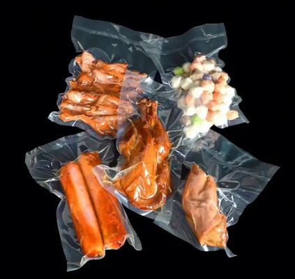 Sacchetto di imballaggio in plastica a vuoto sigillo di grado alimentare sacchetto di nylon sacchetto trasparente di plastica a vuoto