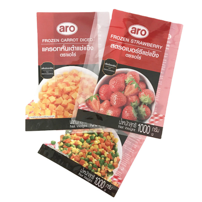 Per imballaggi alimentari Sacchetto sigillato a tre lati Sacchetti di imballaggio per frutta e verdura congelati Sacchetti di imballaggio per frutta e verdura per frutta e verdura per frutta e verdura
