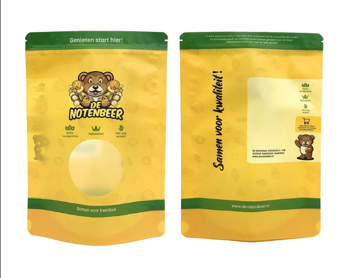 Doypack personalizzato Stand Up Top Zipper Frutta secca Pacchetto alimentare Borsa di arachidi e noccioline Borsa di pino Arachidi miscelati Cashew Nuts Imballaggio
