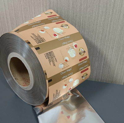 Imballaggio alimentare con pellicola laminata stampata su misura in alluminio di qualità alimentare