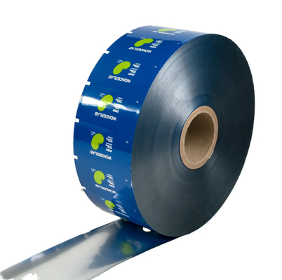 Rollo di imballaggio in foglio di alluminio Film di plastica Imballaggio automatico Film stratificato Snack Caramelle Biscotti Patatine Patatine Frittate Film in sacchetto