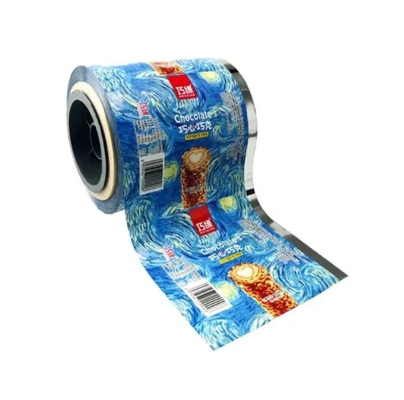 Ordine su misura Chips di qualità alimentare Pellicola di imballaggio Rulli di PET Sacchetto di plastica Rollo di Mylar Aluminio Rollo di pellicola di foglio di imballaggio